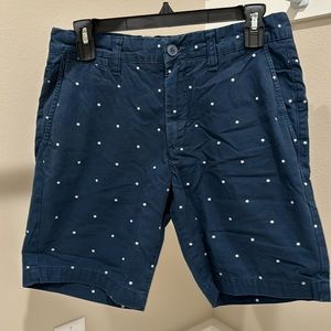 H&M men’s shorts blue with white stars size 29 only worn once